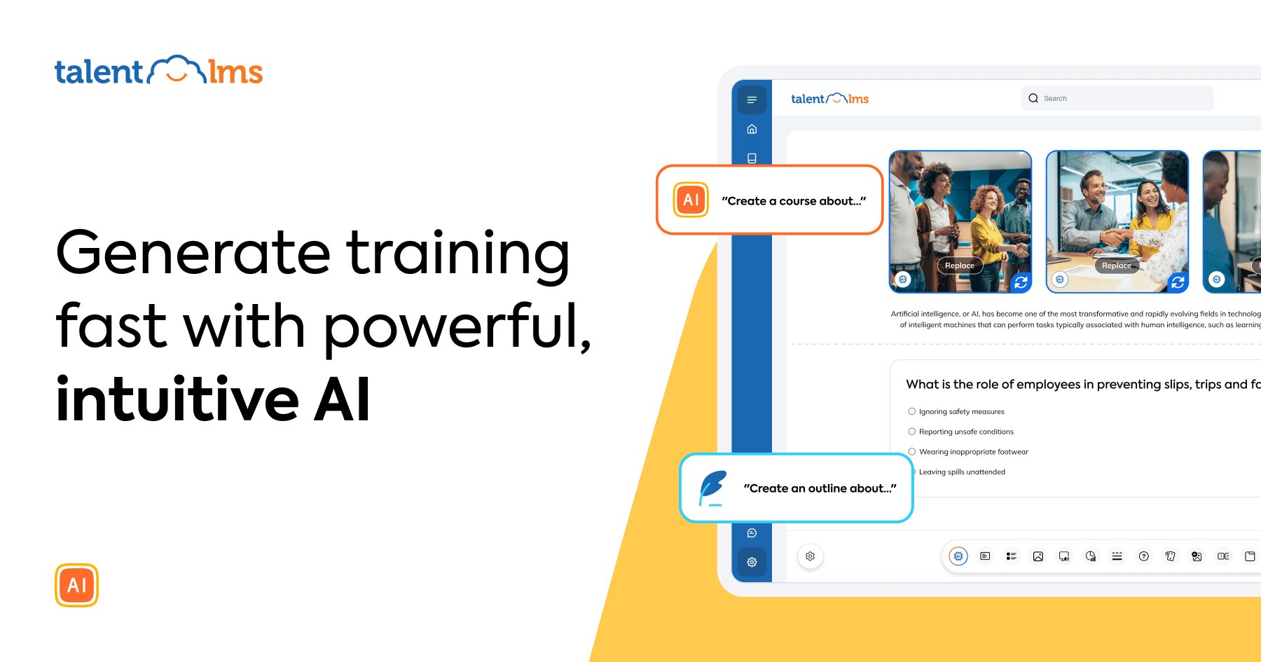 AI talent training session
