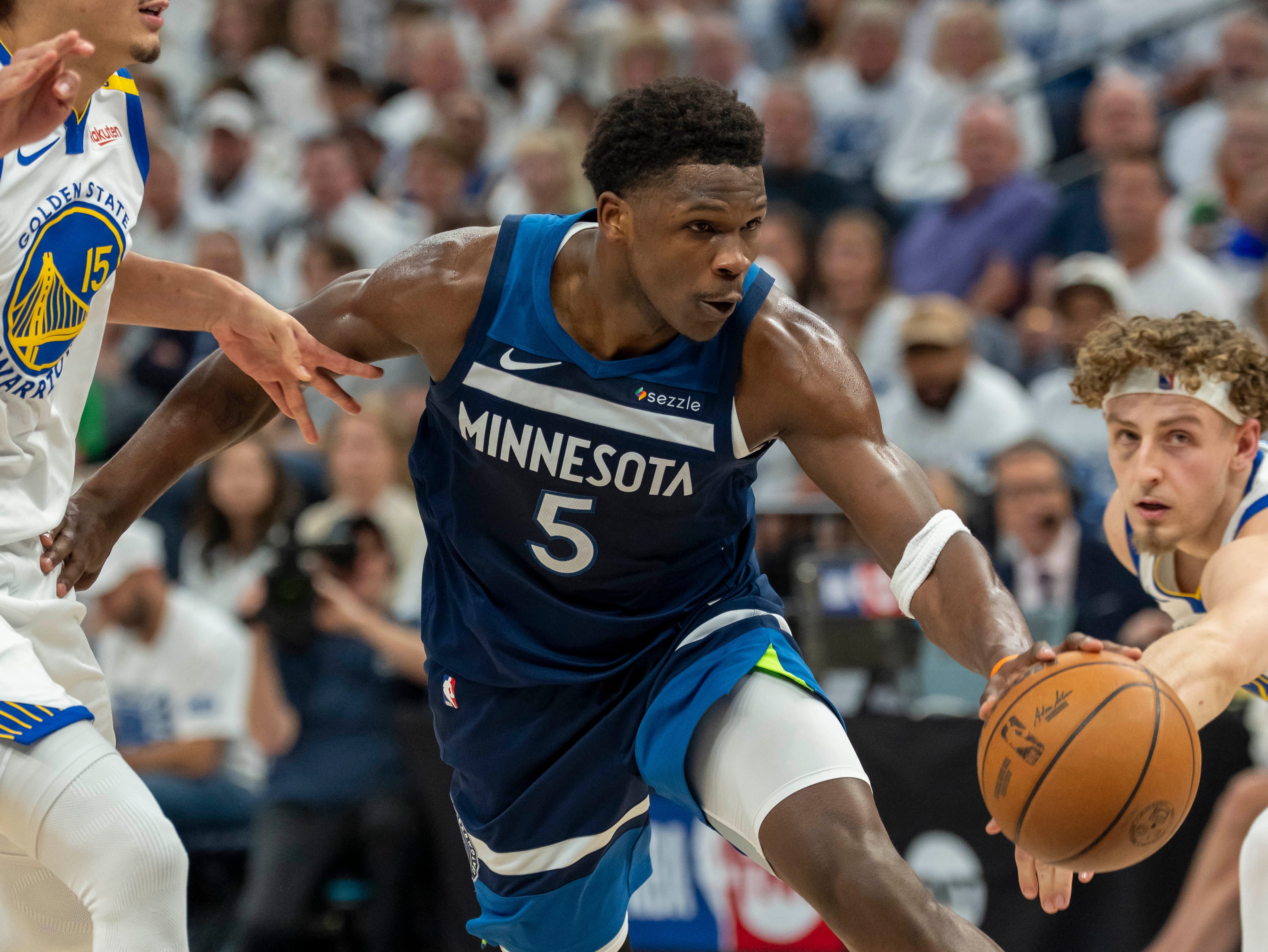 Anthony Edwards – Timberwolves vs Warriors 2025 Playoffs