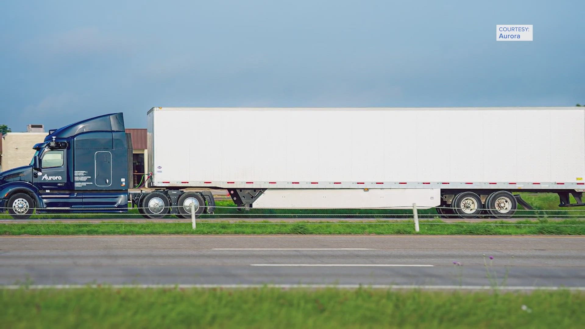 Aurora self-driving truck Texas launch