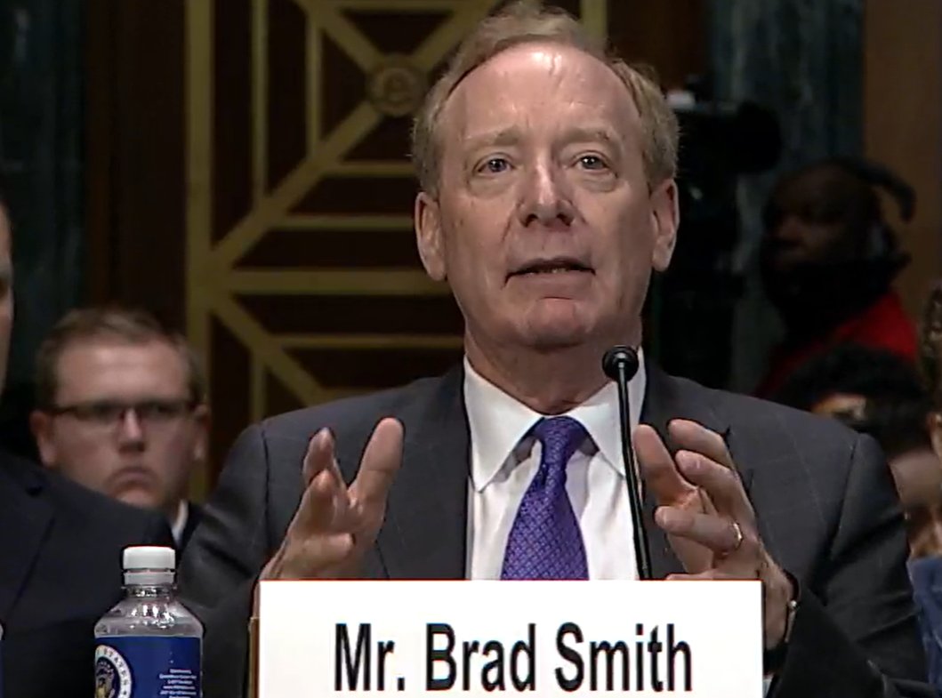 Brad Smith – Microsoft Senate hearing 2025