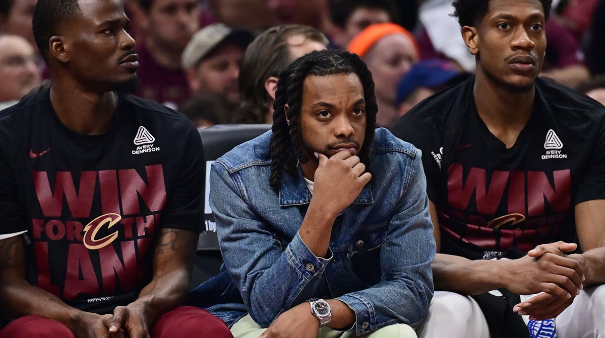 Cavaliers bench – NBA Playoffs 2025