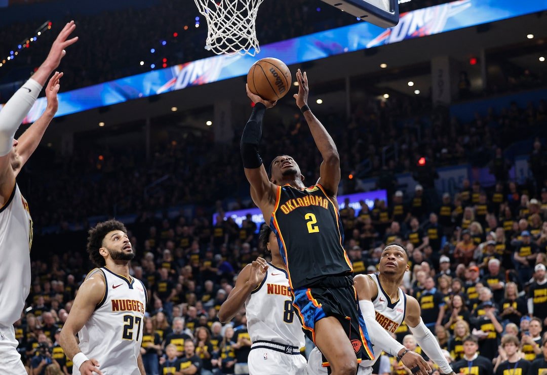Denver Nuggets bench – NBA Playoffs 2025