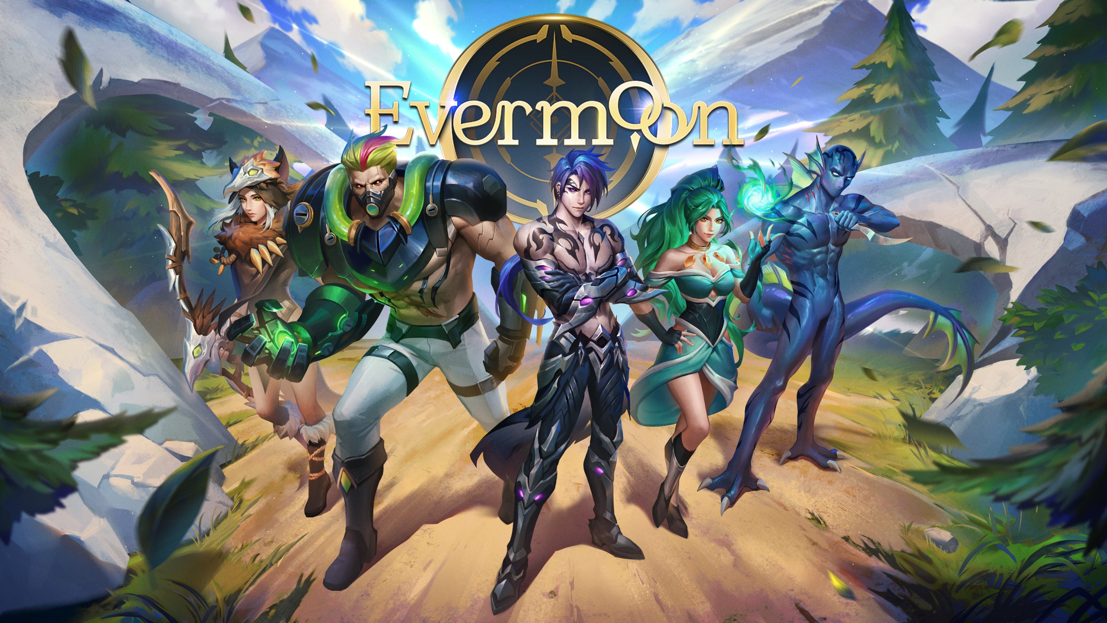 Evermoon MOBA game art