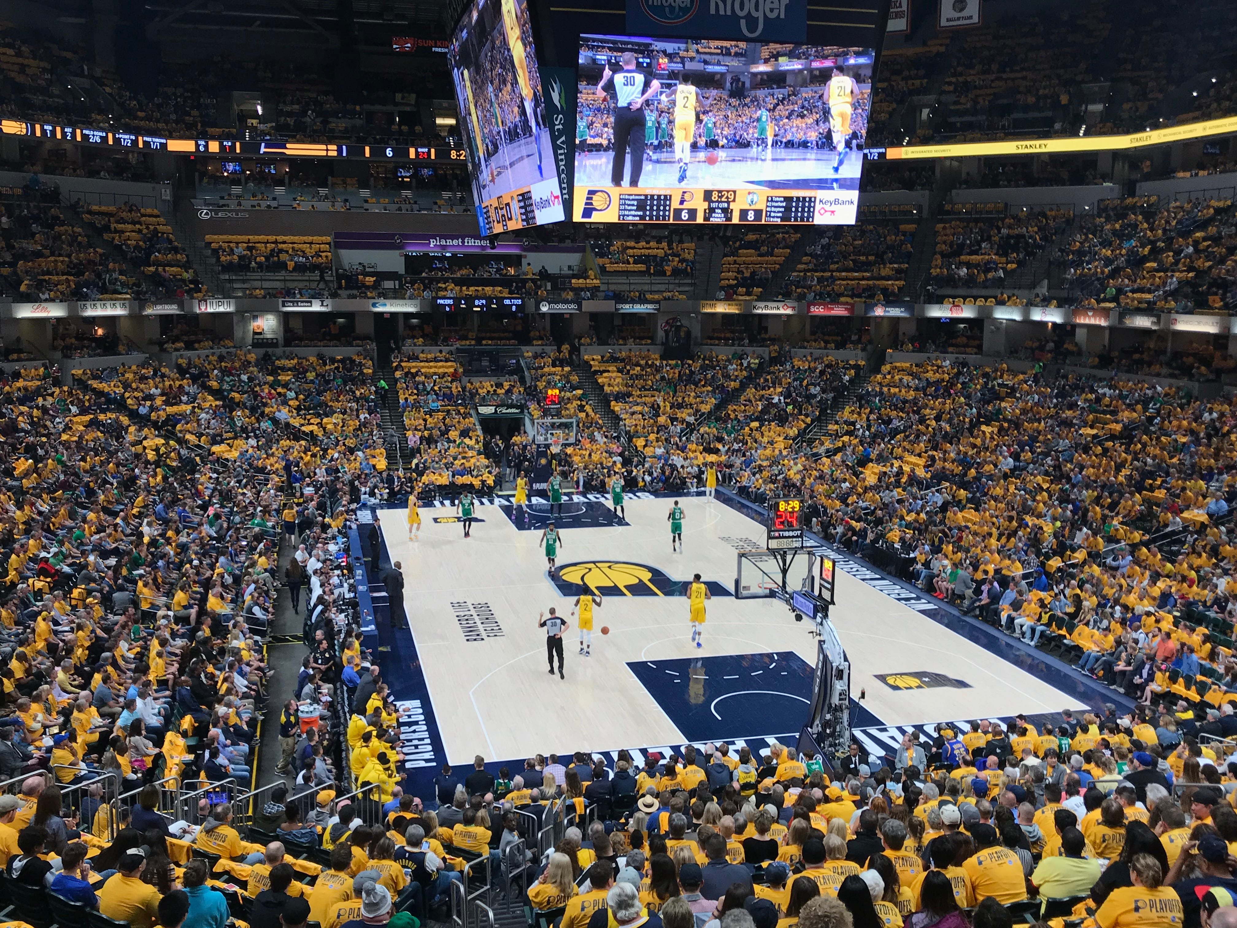 Gainbridge Fieldhouse – Indiana Pacers playoff crowd