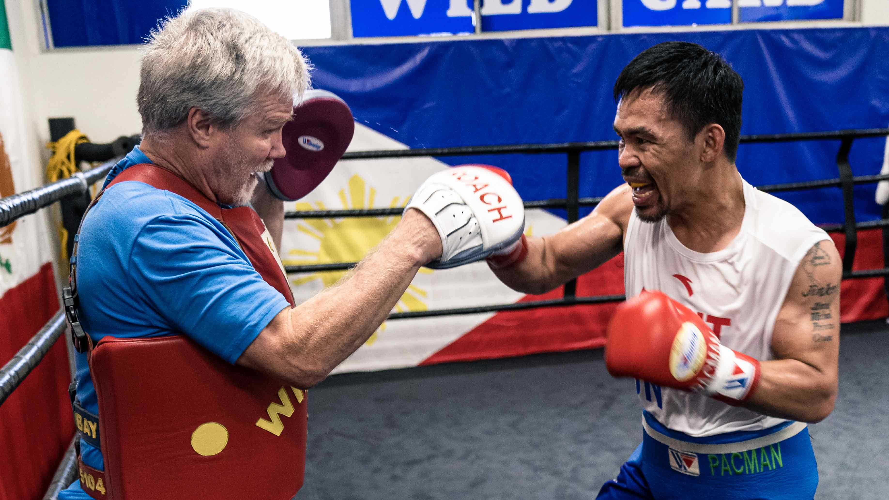 Manny Pacquiao training 2025