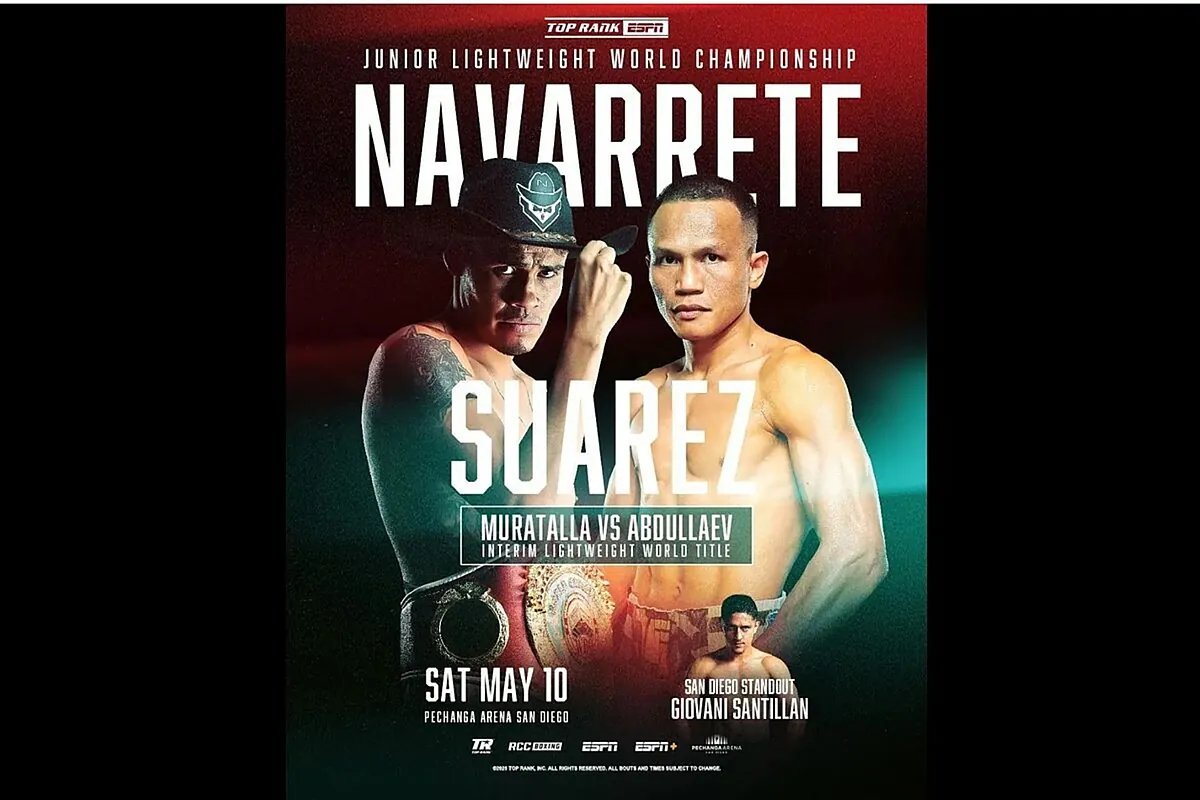 Pechanga Arena San Diego – Emanuel Navarrete vs Charly Suarez