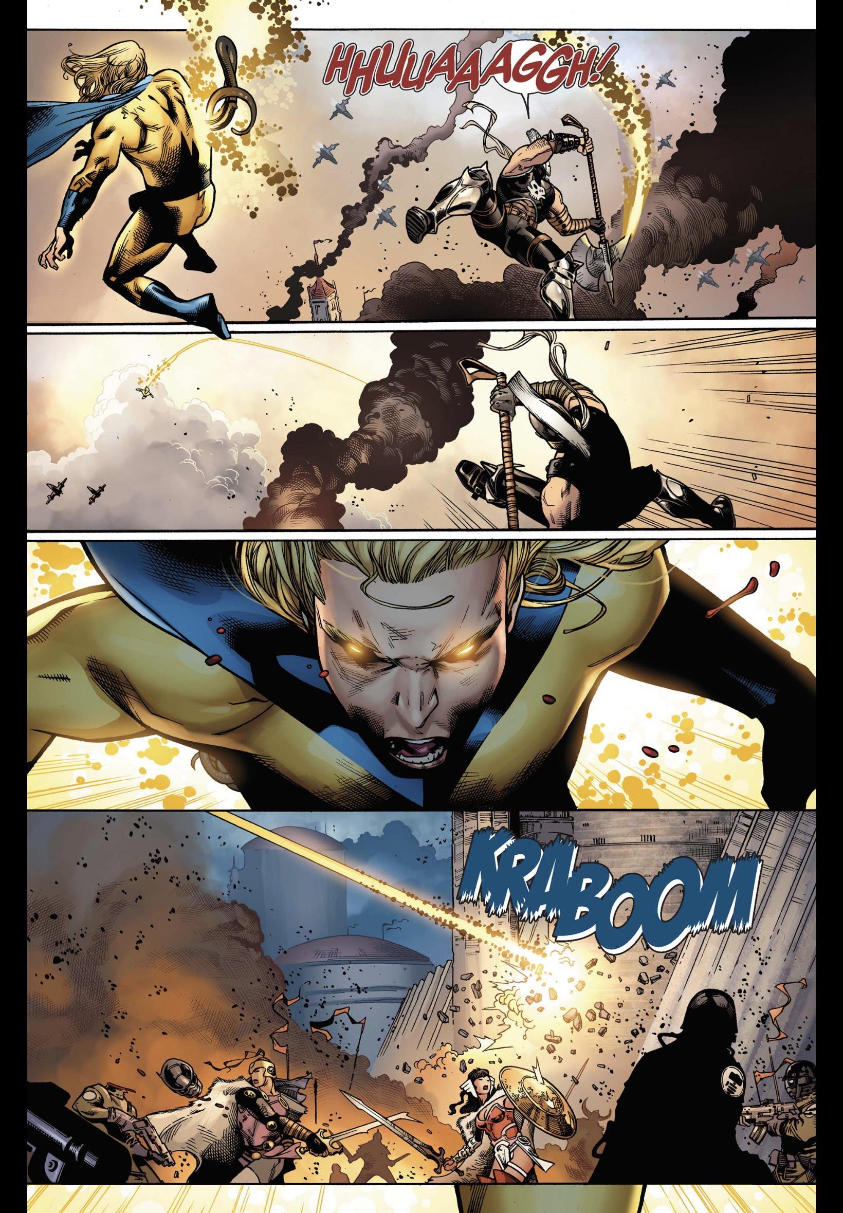 Sentry vs Ares – Siege comic