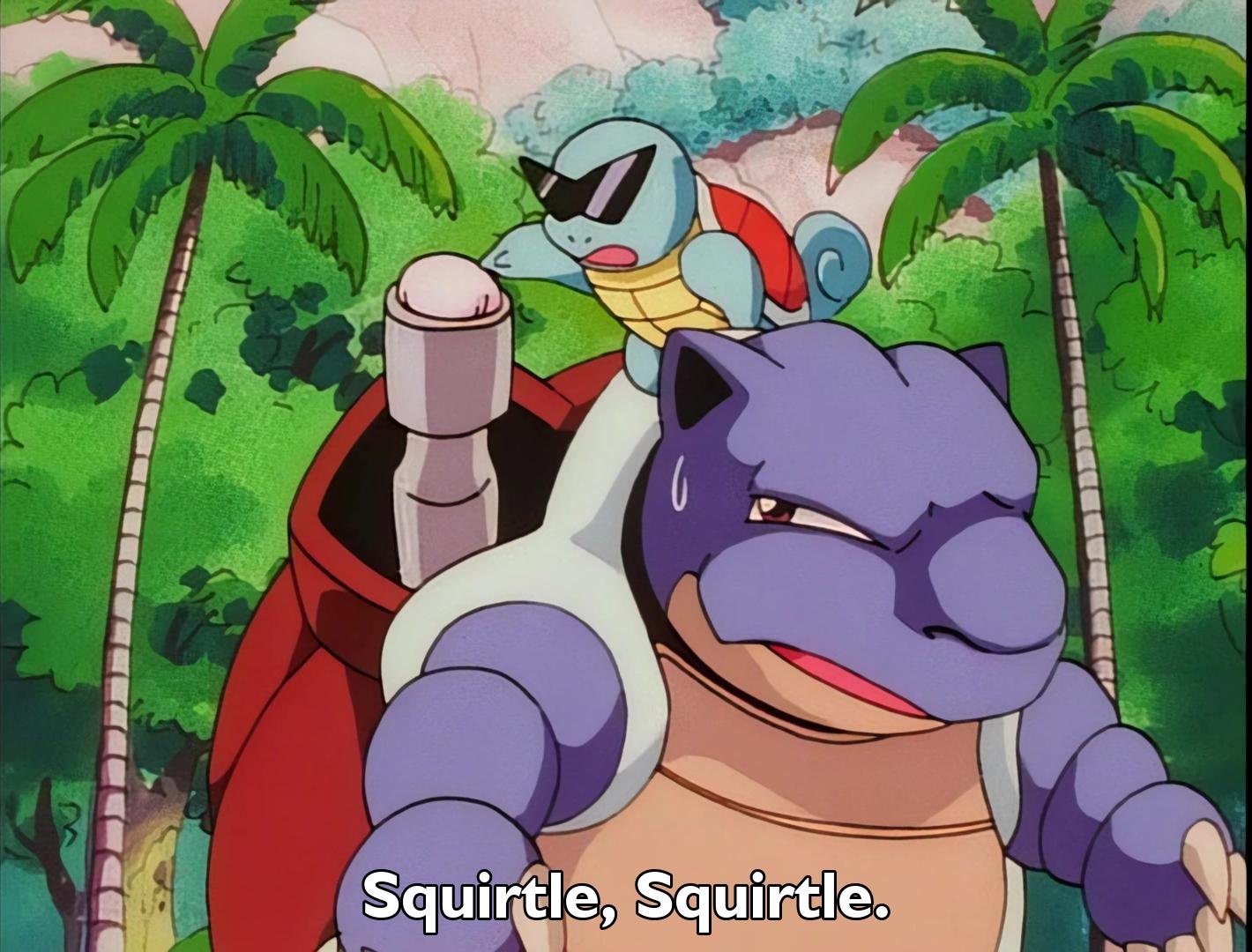 Squirtle and Blastoise – Pokémon anime