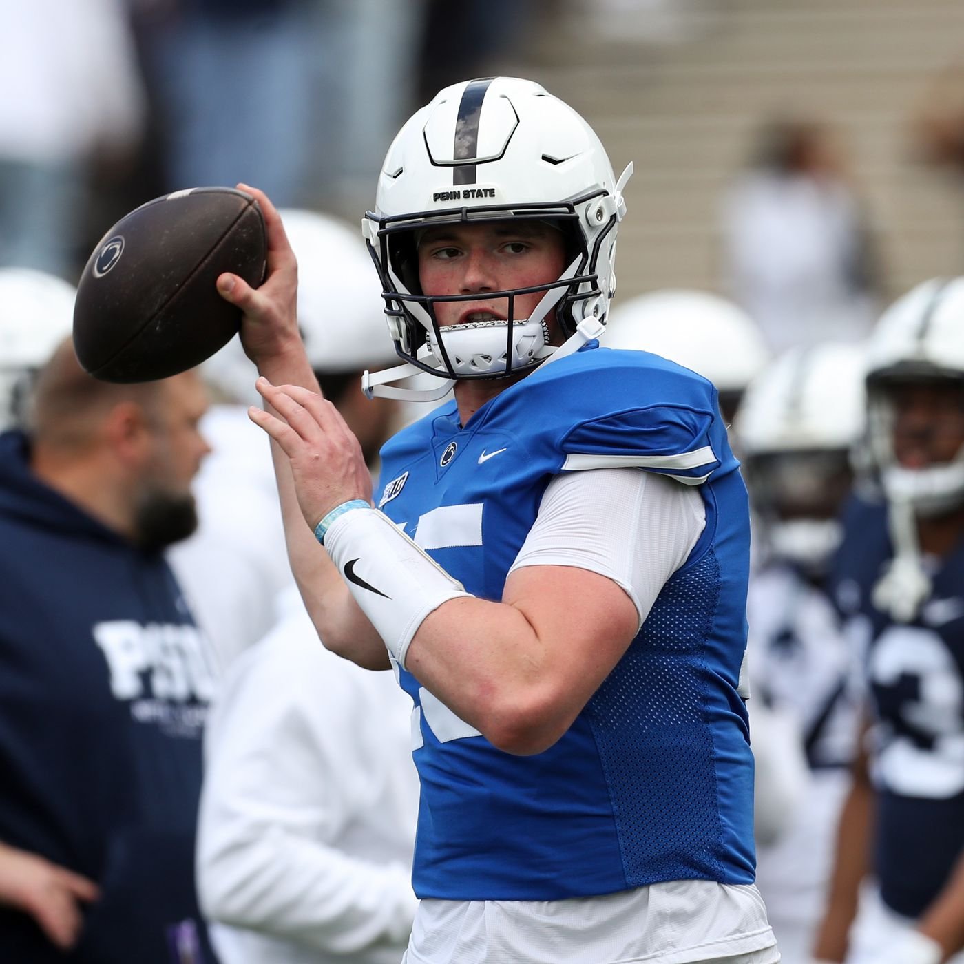 Trebor Pena – Penn State spring practice