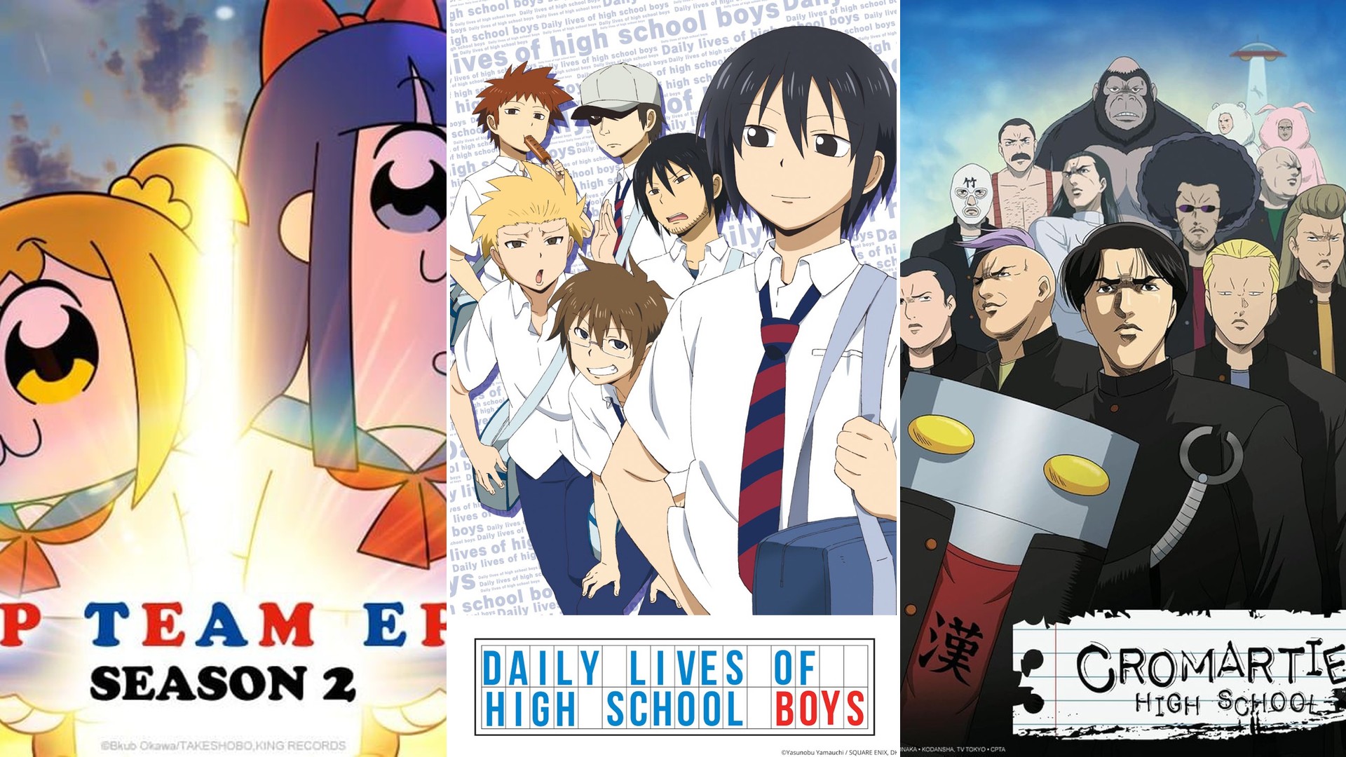 Collage thumbnail for 25 Funniest Anime, Ranked