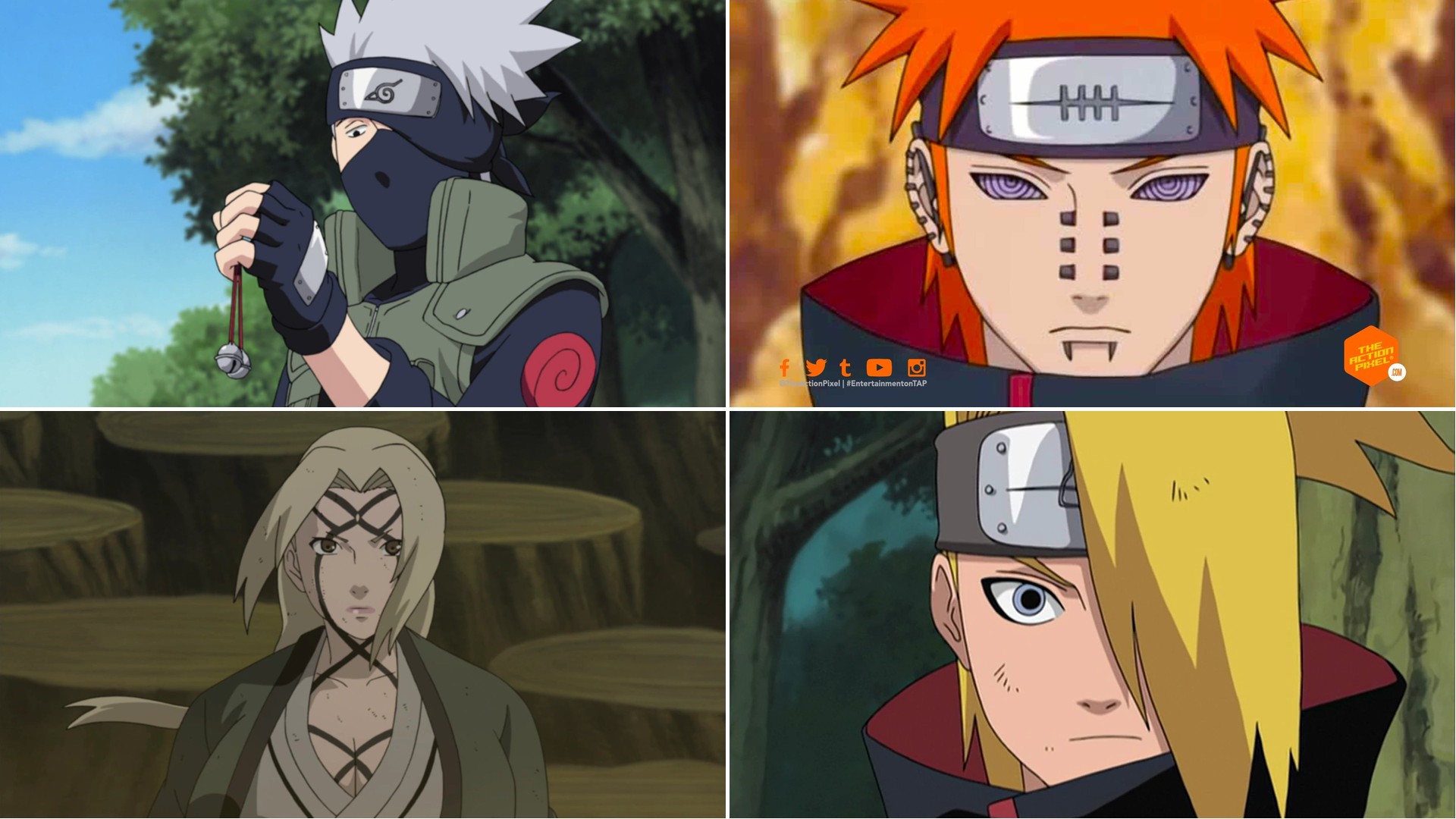 Collage thumbnail for Top 25 Strongest Naruto Characters Ranked